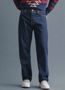 Джинсы Relaxed Fit мужские Gant тёмно-синие, размер 38-34 (GA00004-44)