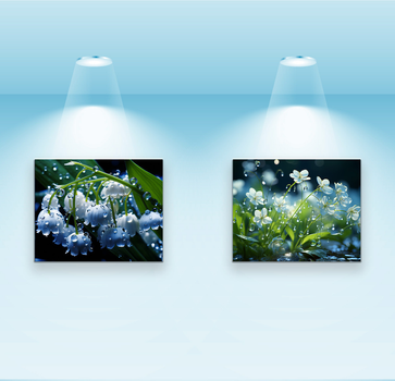 Серія постерів Riviera Blanca У краплях дощу 40x50 см х 2 шт (PS-157)