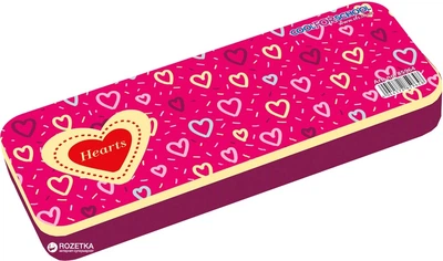 Пенал пластиковий CFS CF85964 Hearts, 2 відділення /CF85964/