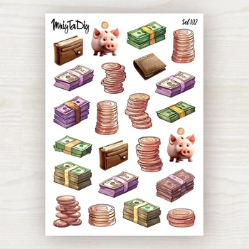 Стикерлист MriyTaDiy Set 102, модель "Деньги"