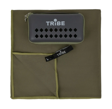 Рушник з мікрофібри Tribe Pocket Towel 50х100 см, (T-LC-0001-M-army-green)