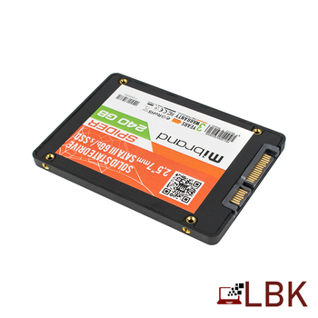 Жесткий диск 2.5" SSD 240Gb Mibrand Spider Series, MI2.5SSD/SP240GB, 3D TLC, SATA-III 6Gb/s, зап/чт. - 460/550мб/с, BULK (2325119)