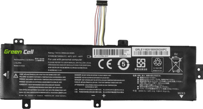 Акумулятор Green Cell для ноутбука Lenovo 310 L15C2PB3 7.6 V 3.5 Ah (5903317223856)