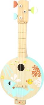 Drewniane banjo Tooky Toy z motywem morza (6972633371083)