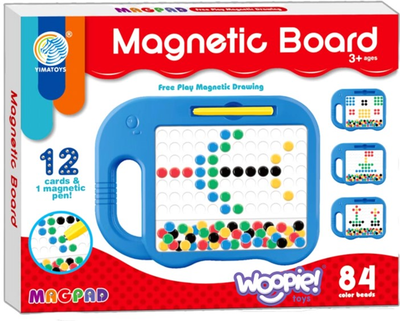 Магнітна дошка-мозаїка Woopie Montessori MagPad Слоник 3 шт (2104326948140)