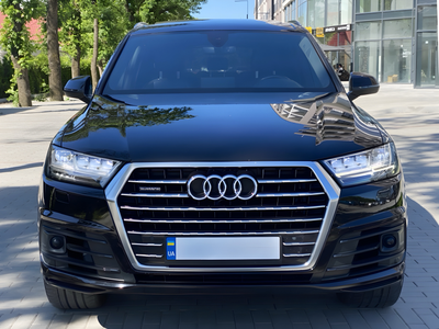 Бампер передний в сборе S-Line ПОД РАДАРЫ Audi Q7 4M 2015-2019 1234 upgrade для Audi Q7 4M 2015-2024 (8574)