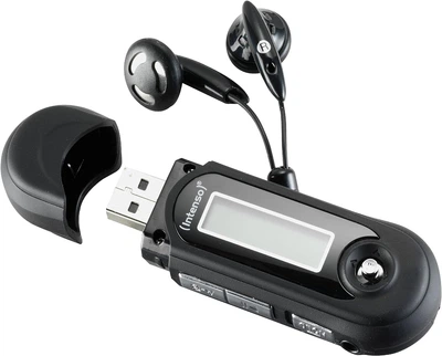 MP3-плеєр Intenso Music Walker GB08 8 GB Чорний Factory Recertified g2