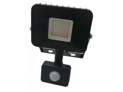Прожектор LUXEL 10W 6500K LED ECO з датч.руху (LPES-10C)