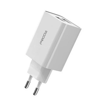 Мережевий зарядний пристрій Proda PD-A28 2USB 2.4А білий