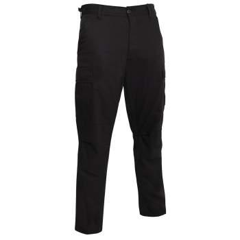 Тактичні штани Rothco Rip-Stop BDU Pant R/S Black рипстоп чорні S