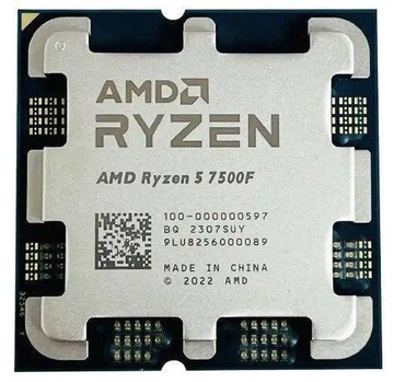 Процесор AMD Ryzen 5 7500F 3.7(5.0)GHz 32MB sAM5 TRAY
