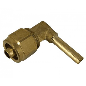 Фітинг перехідник до пластикової трубки з D6 mm на D8 mm кутовий Faro,2880