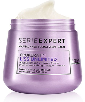 Maska L'Oréal Professionnel Paris SerieExpert Liss Unlimited do prostowania włosów 250 ml (3474636482474)