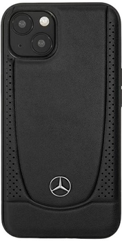 Etui Mercedes Leather Urban do Apple iPhone 15 Plus Black (3666339171865)