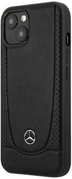 Etui Mercedes Leather Urban do Apple iPhone 15 Plus Black (3666339171865)