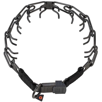 Суворий ошийник для собак Sprenger Ultra-Plus Training Collar, замок ClicLock, воронована нержавіюча сталь, 52 см