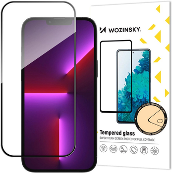 Захисне скло Wozinsky Full Glue Case Friendly для Apple iPhone 15 Black (9145576280300)