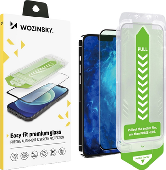 Szkło hartowane Wozinsky Premium Glass do Apple iPhone 15 Plus Black (9145576281659)