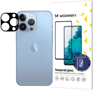 Захисне скло Wozinsky Full Camera Glass для Apple iPhone 15 Pro Black (9145576282236)