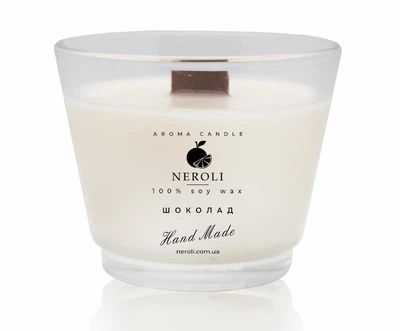 Аромасвеча соевая NEROLI Шоколад 100 мл Crystal Grace