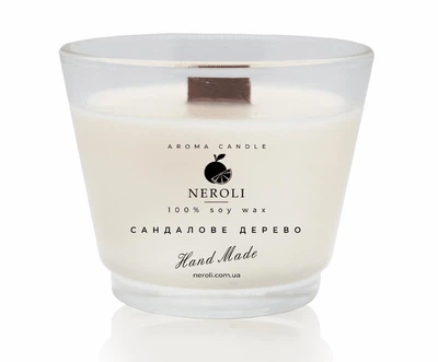 Аромасвеча соевая NEROLI Сандаловое Дерево 100 мл Crystal Grace