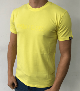 Мужская футболка с надписью ENJOY EVERY - HECTOR - 40235 - XL - Желтый