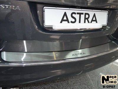 Накладка на бампер Opel Astra IV J Kombi 2011- без загиба NataNiko B-OP07