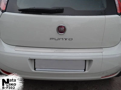 Накладка на бампер Fiat Punto II 2010- без загиба NataNiko B-FI02