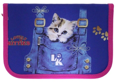 Пенал одинарний з клапаном CLASS Kitty (99104)