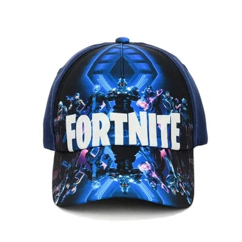 Дитяча кепка на липучках Фортнайт (Fortnite) 52-55 см Темно-синій