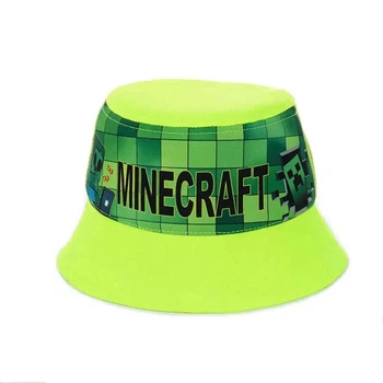 Дитяча панама із сіткою Майнкрафт (Minecraft) 52-54 см Салатовий із зеленим