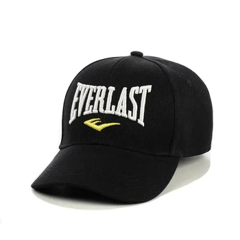 Молодежная кепка с вышивкой Эверласт (Everlast) One-size 56-59 см Черный