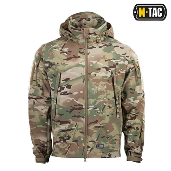 Тактическая M-Tac куртка Soft Shell Multicam мультикам XL