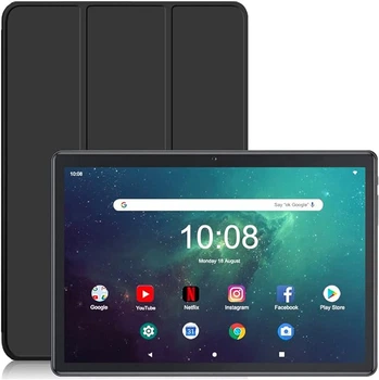 Планшет 10" Niuniutab KT107 6/128Gb 8 ядер 4G 2-SIM Android 13 6000 mAh Черный