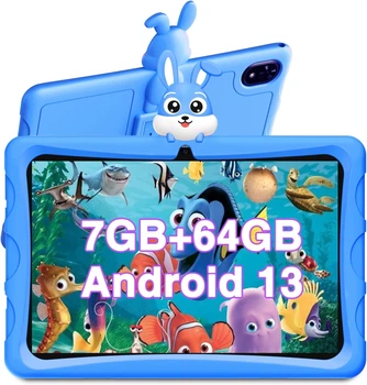 Планшет 10.1" DOOGEE U9 Kid 7/64Gb 4 ядра Android 13 5060 mAh Синий