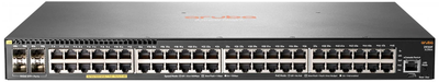 Комутатор HP Aruba Enterprise 2930F 48G PoE+ 4SFP+ Switch - Fiber Optic JL256A (190017007267)