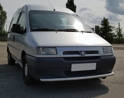 Передняя защита ST008 (нерж) 60 мм для Peugeot Expert 1995-2007 гг
