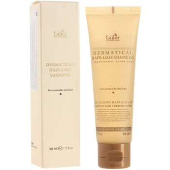 Безсульфатний шампунь проти випадіння волосся La'dor Dermatical Hair-Loss Shampoo For Thin&Normal Hair 50 мл (8809789633896)