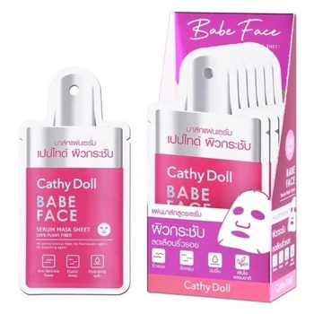 Антивозрастная тканевая маска для лица с эффектом ботокса Babe Face Cathy Doll Таиланд