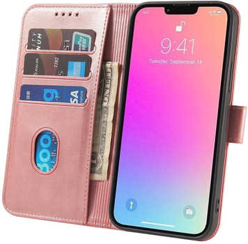 Etui z klapką Hurtel Magnet Case do iPhone 15 Pro Max Pink (9145576279328)