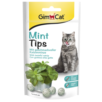 Ласощі для котів GimCat Mint Tips 40 г - м'ята