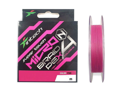 Шнур плетеный Intech MicroN Plus PE X4 100m (1.2 (24lb / 10.88kg)),FS0649999