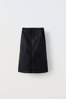 Спідниця Zara пд10427 чорна 164