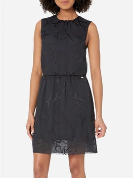 Сукня коротка літня жіноча Armani Exchange 414742915 L Чорна (1159810700)