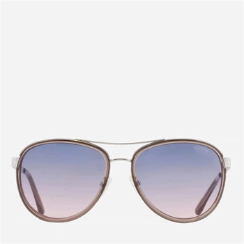 Сонцезахисні окуляри жіночі Guess 343408494 Сріблясті (1159810567)
