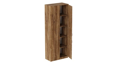Шкаф Анжело Ferrum-decor 5 полок 4 двери 1900x800x380 ДСП Дуб Таверна 16 мм (ANG2103)