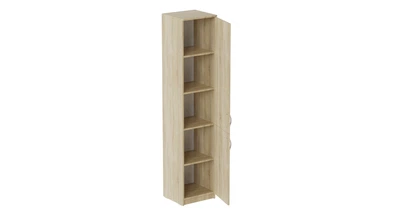 Пенал Анжело Ferrum-decor на 5 полок с 2 дверями 1900x400x380 ДСП Дуб Сонома 16 мм (ANG1024)