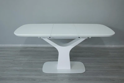 Стол Utah White satin 140*80 Евродом T-7083