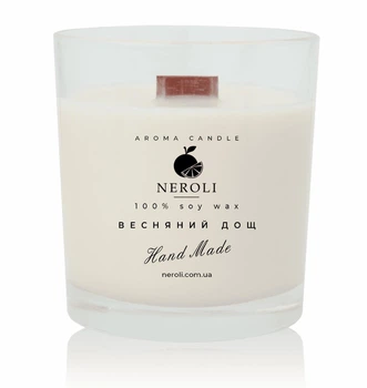 Аромасвеча соевая NEROLI Весенний Дождь 200 мл Crystal Grace