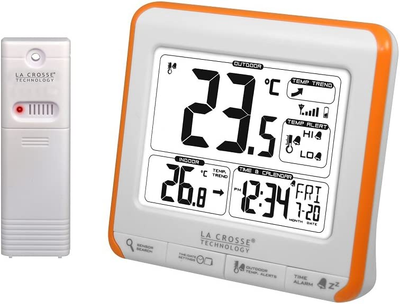 Портативная метеостанция La Crosse WS6811 White-Orange